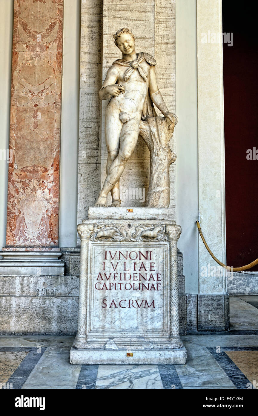 Skulpturen im Vatikanischen Museum. Stockfoto