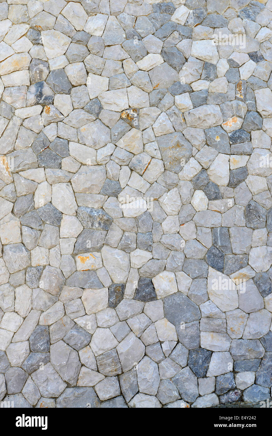 Granit Stein Wand Stockfoto