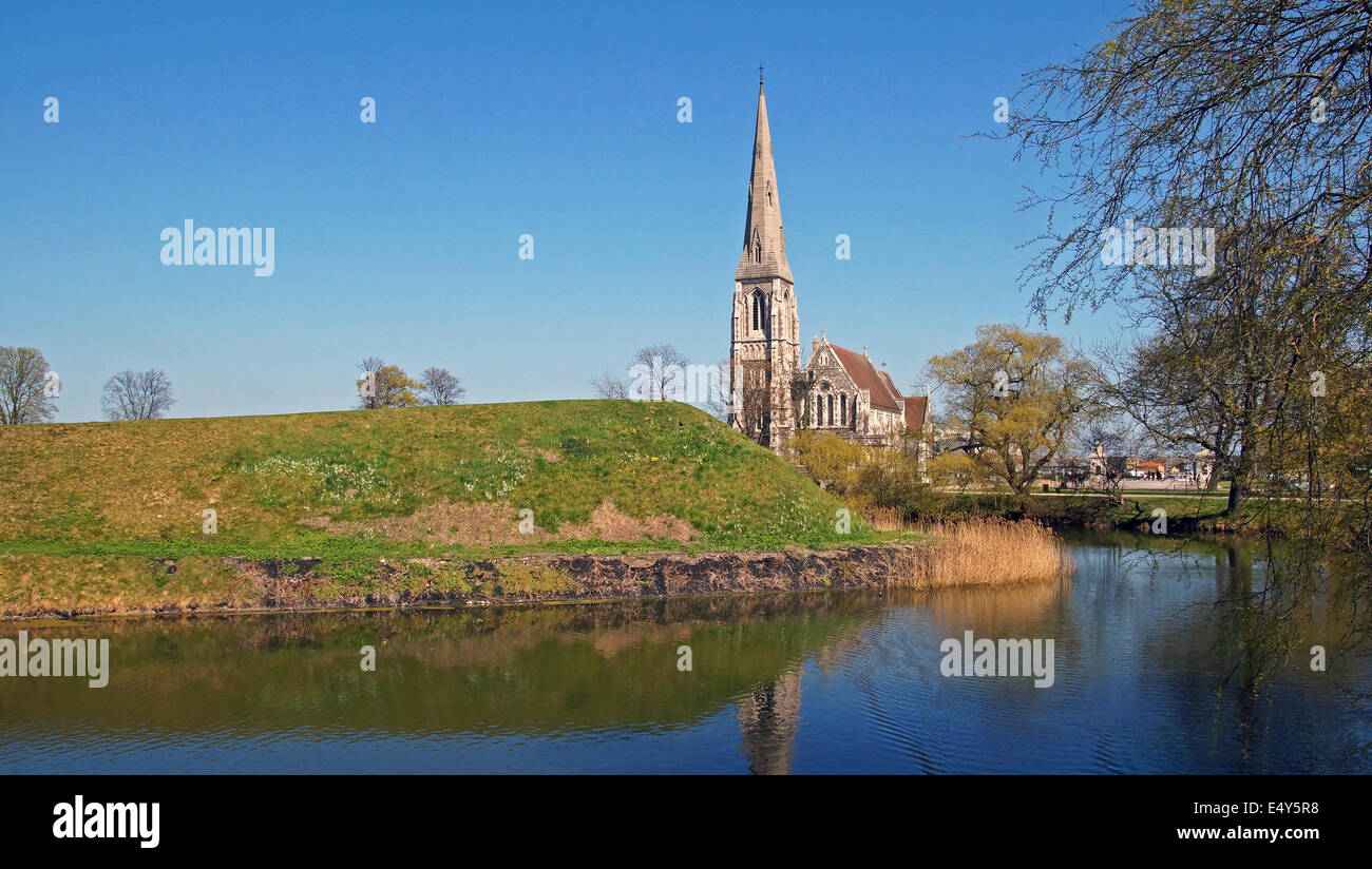 St. Albans Kirche Kopenhagen Dänemark Stockfoto