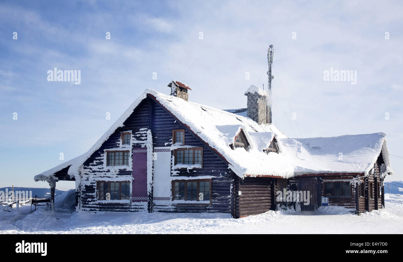 Bergrestaurant Stockfoto