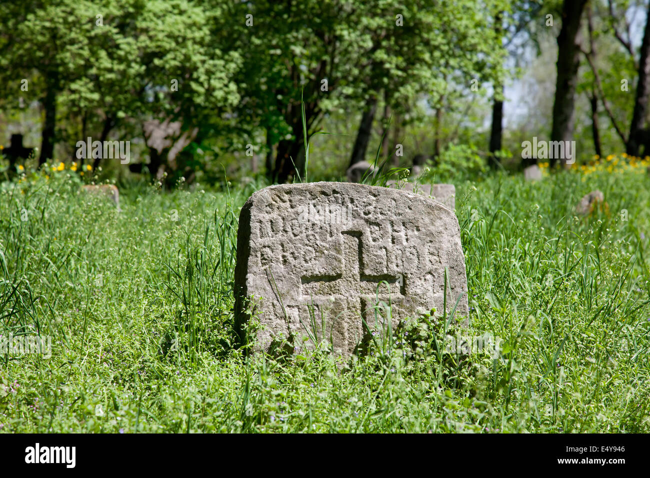 Heidnischen prähistorischen Grab Stockfoto