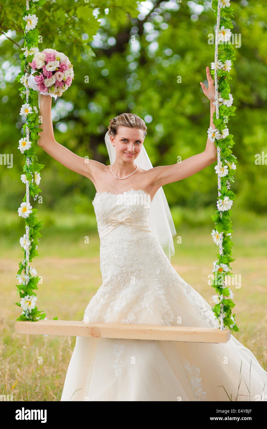 Hochzeit Tag Braut Stockfoto
