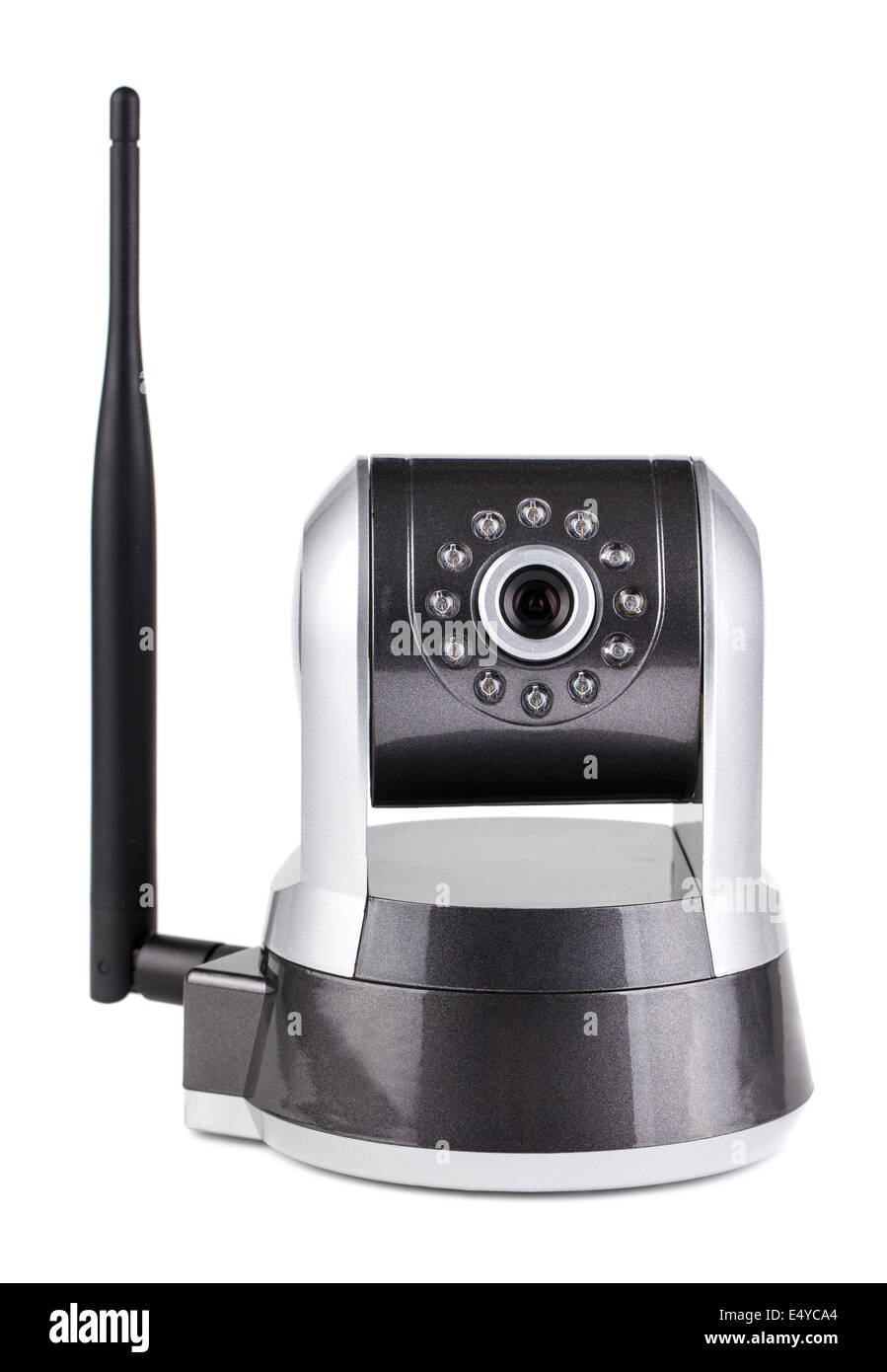 Überwachungskamera mit Antenne Stockfoto