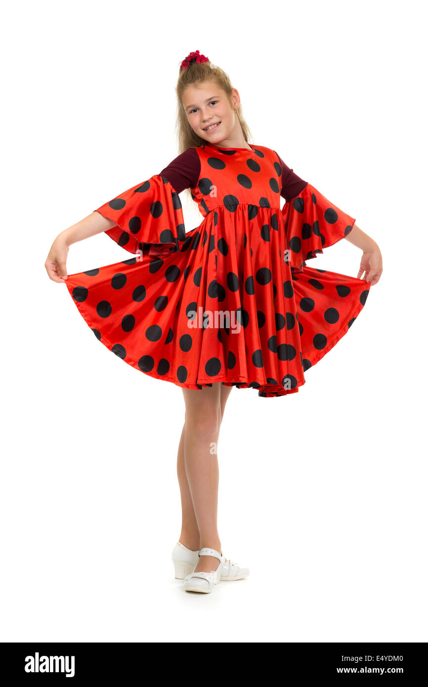 Mädchen im roten kleid Ausgeschnittene Stockfotos und -bilder - Alamy