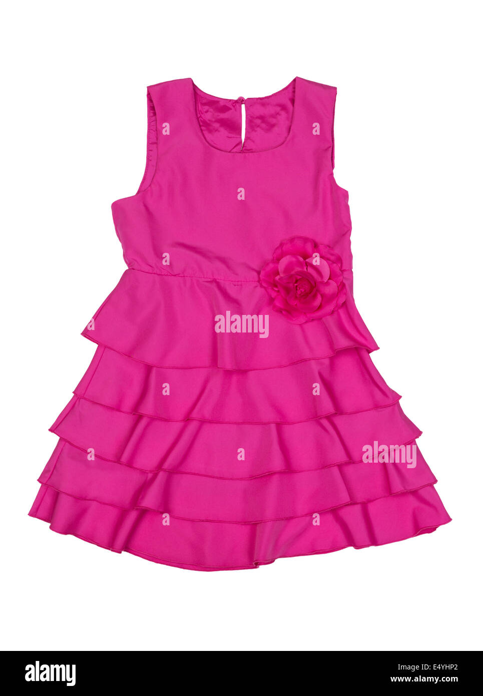 Rosa Baby Kleid Stockfoto