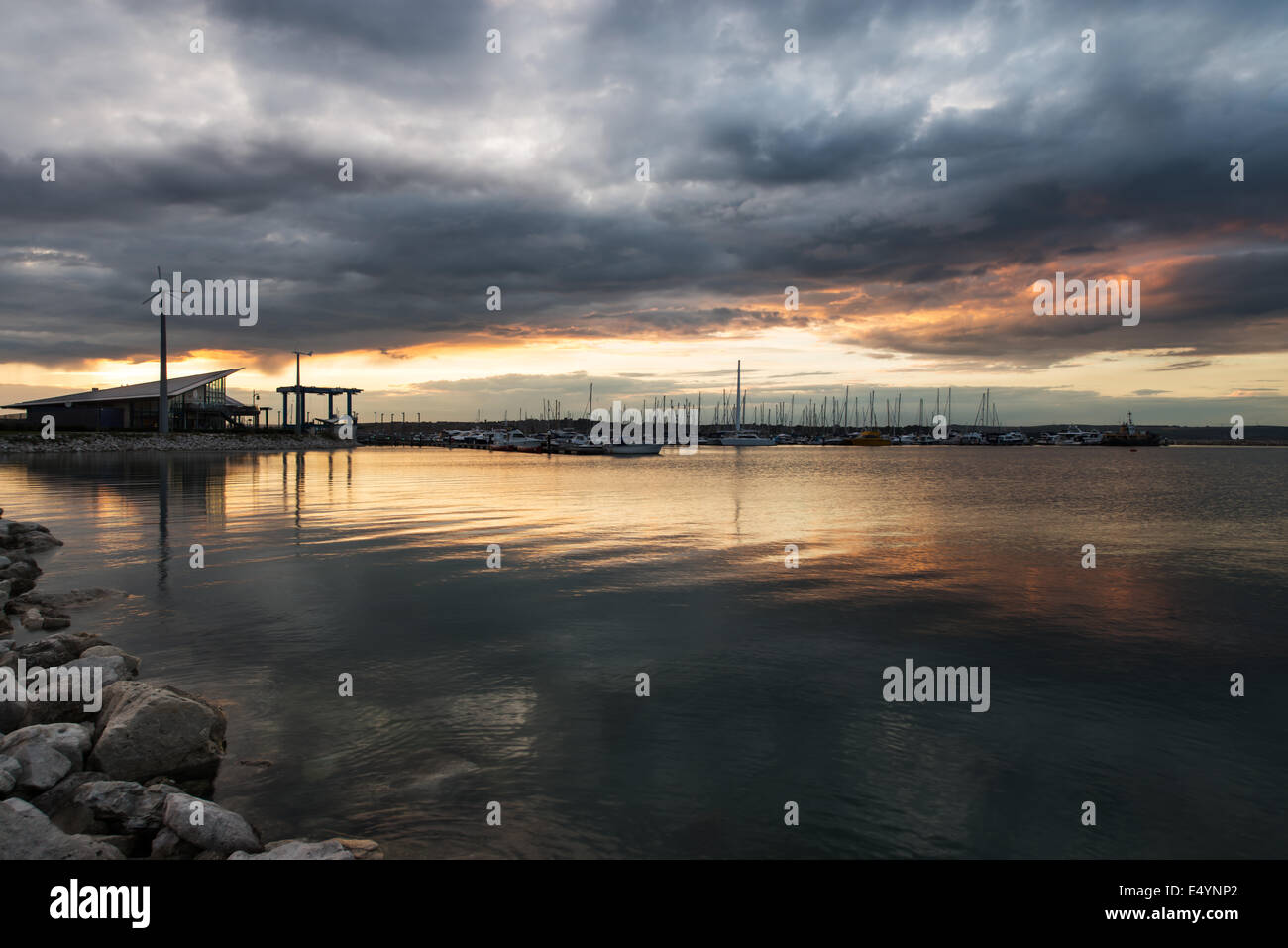 Harbour Lights Portland Stockfoto