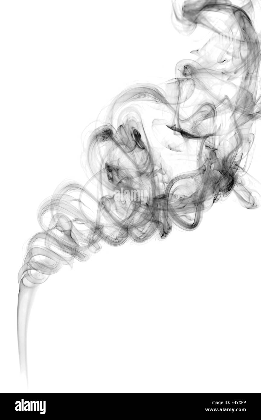 schwarzer Rauch Stockfoto