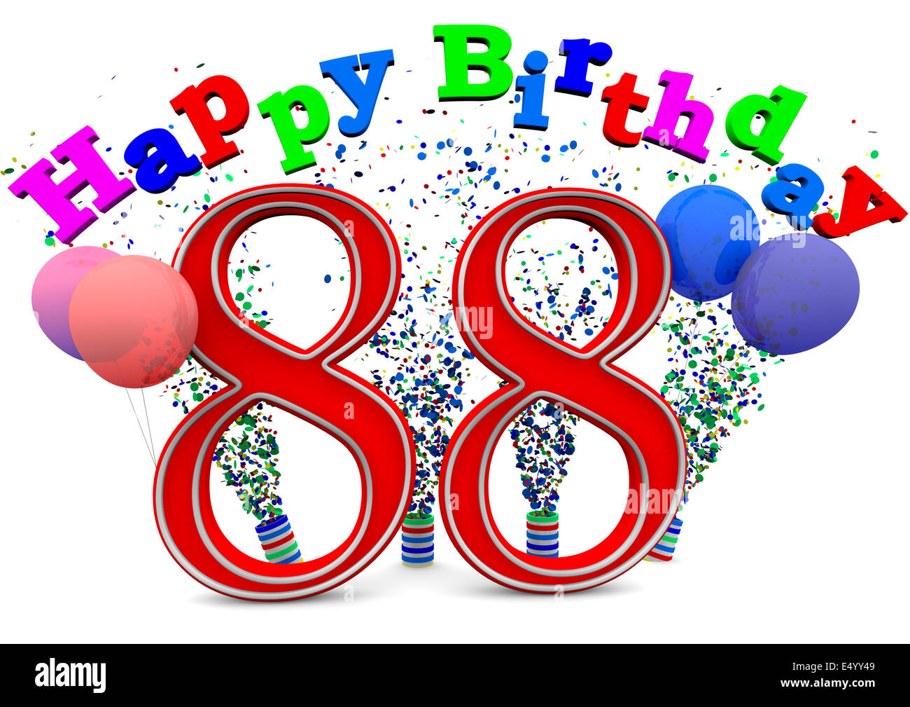 Alles Gute zum Geburtstag bei 88 Stockfotografie Alamy