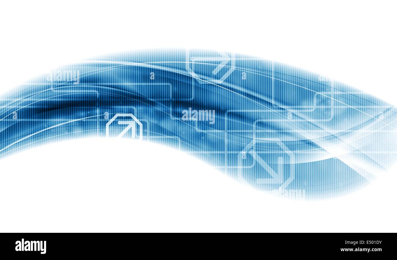 Kreative Technik-Wave-design Stockfoto
