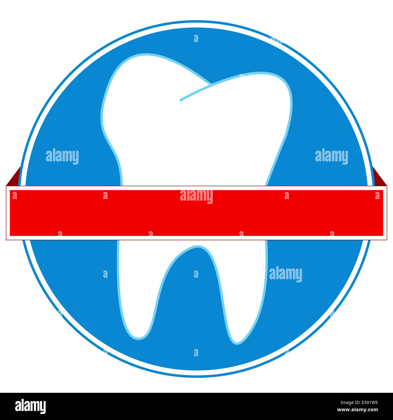 Dental-Symbol Stockfoto