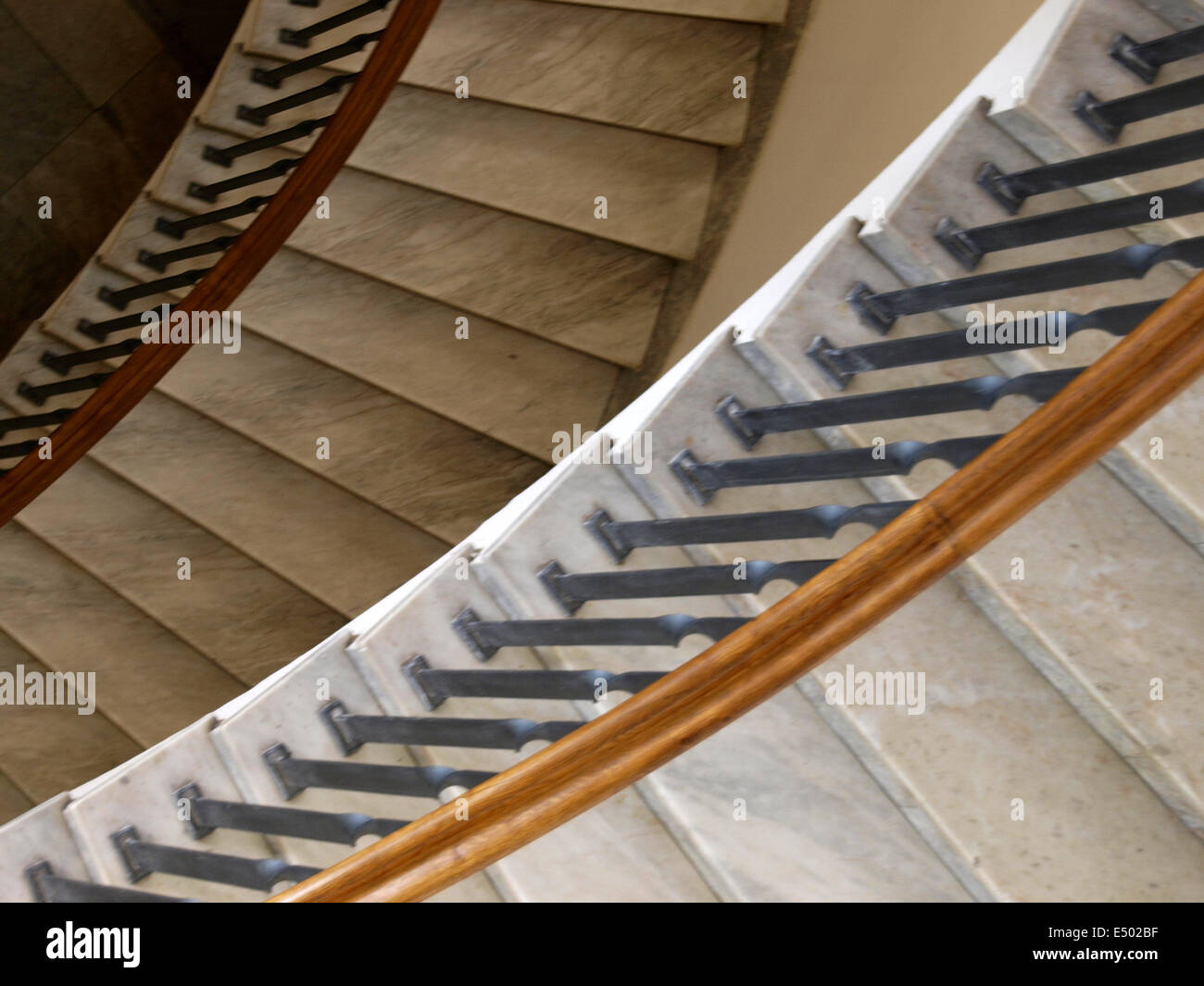 Spindeltreppe Stockfoto