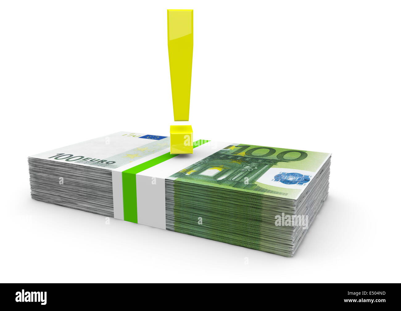 Geldprobleme oder Lösungen Stockfoto