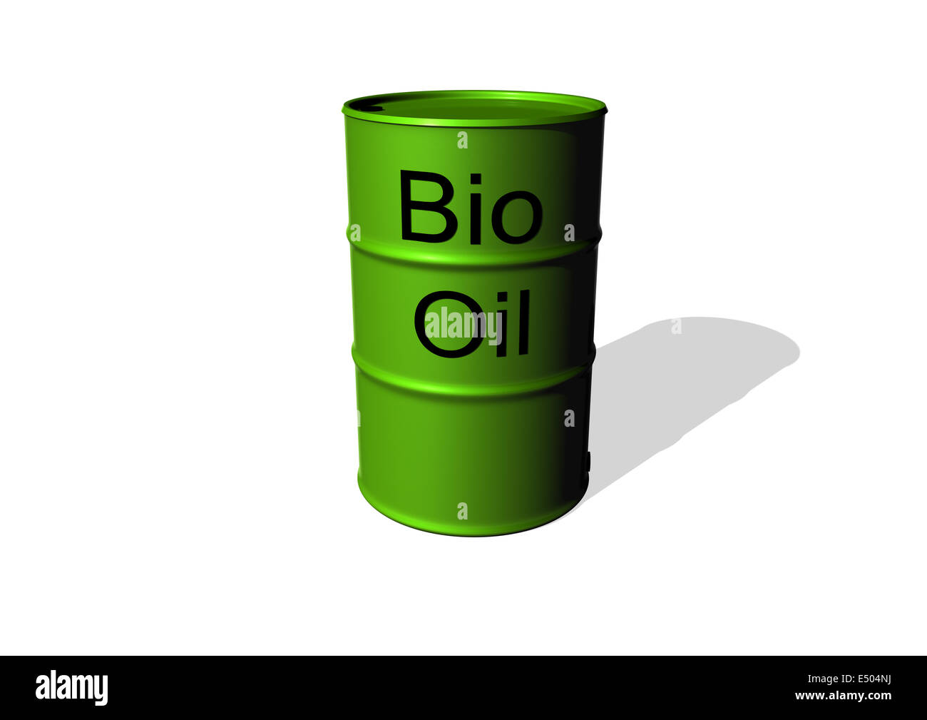 ein Bio-Öl-Fass Stockfoto