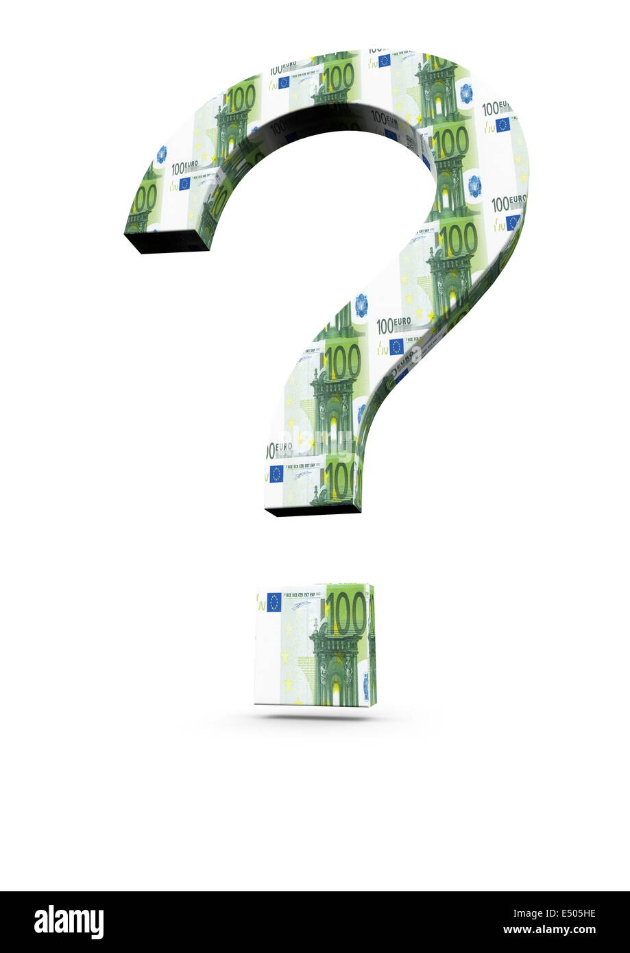Geldprobleme oder Lösungen Stockfoto