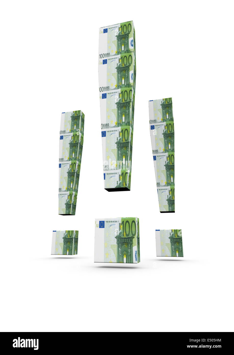 Geldprobleme oder Lösungen Stockfoto