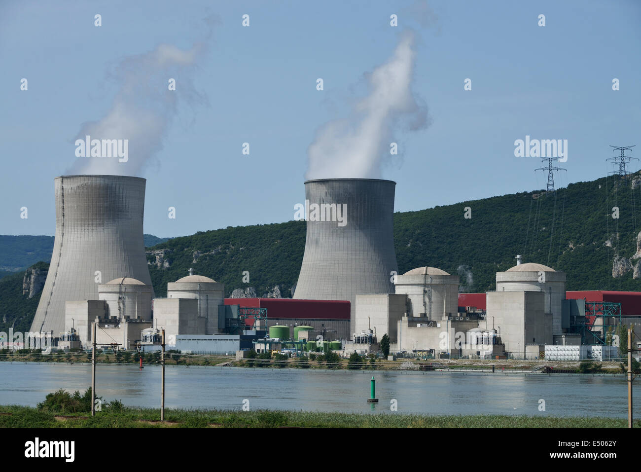 Atomkraftwerk Stockfoto