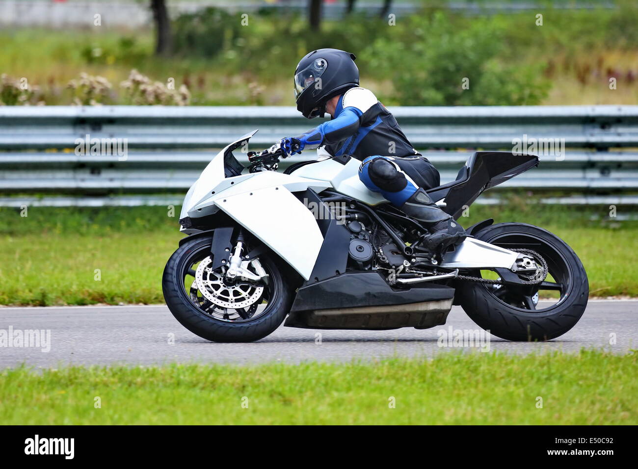 Motorrad-Rennsport Stockfoto
