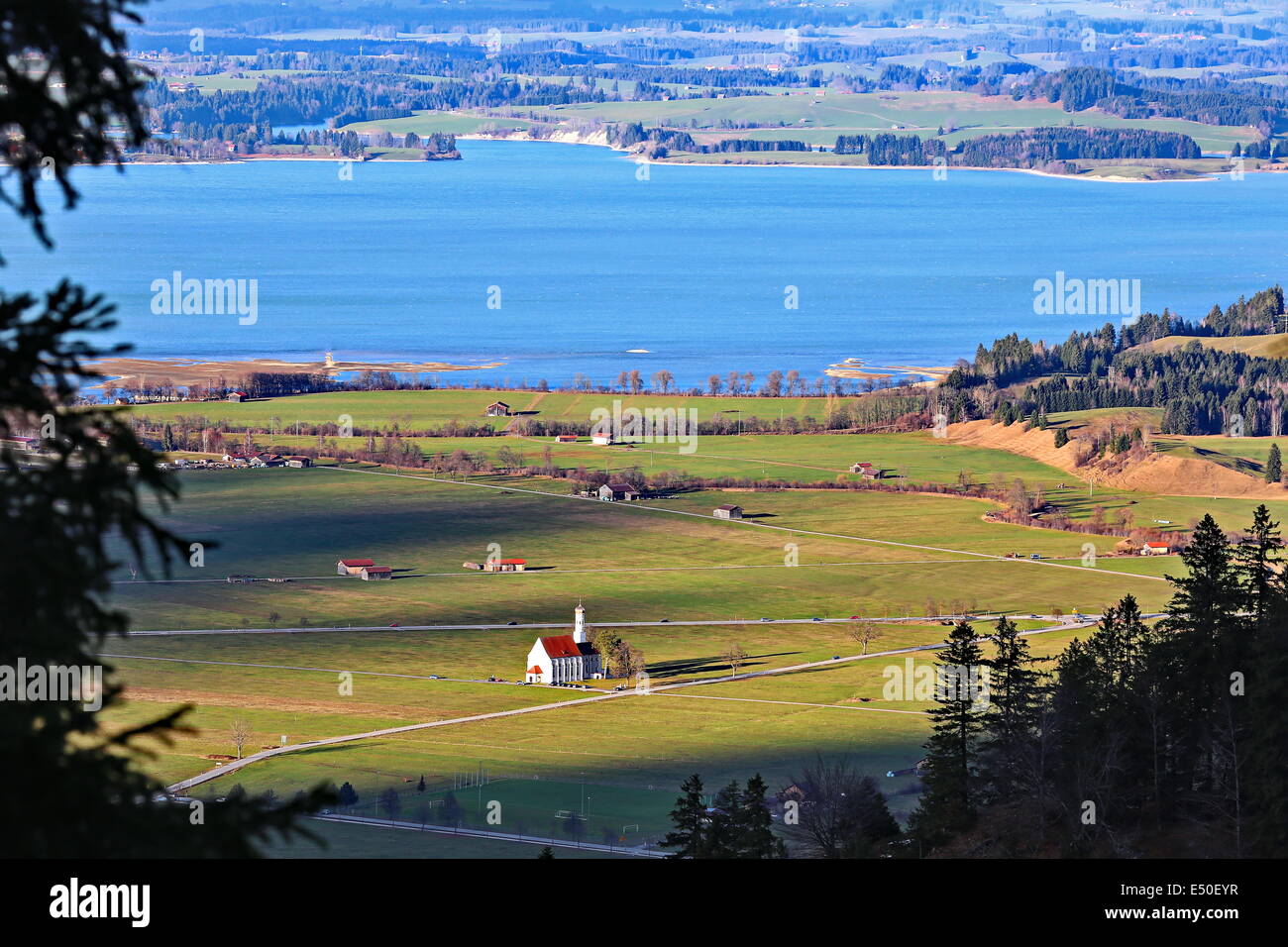 St. Coloman Kirche Stockfoto
