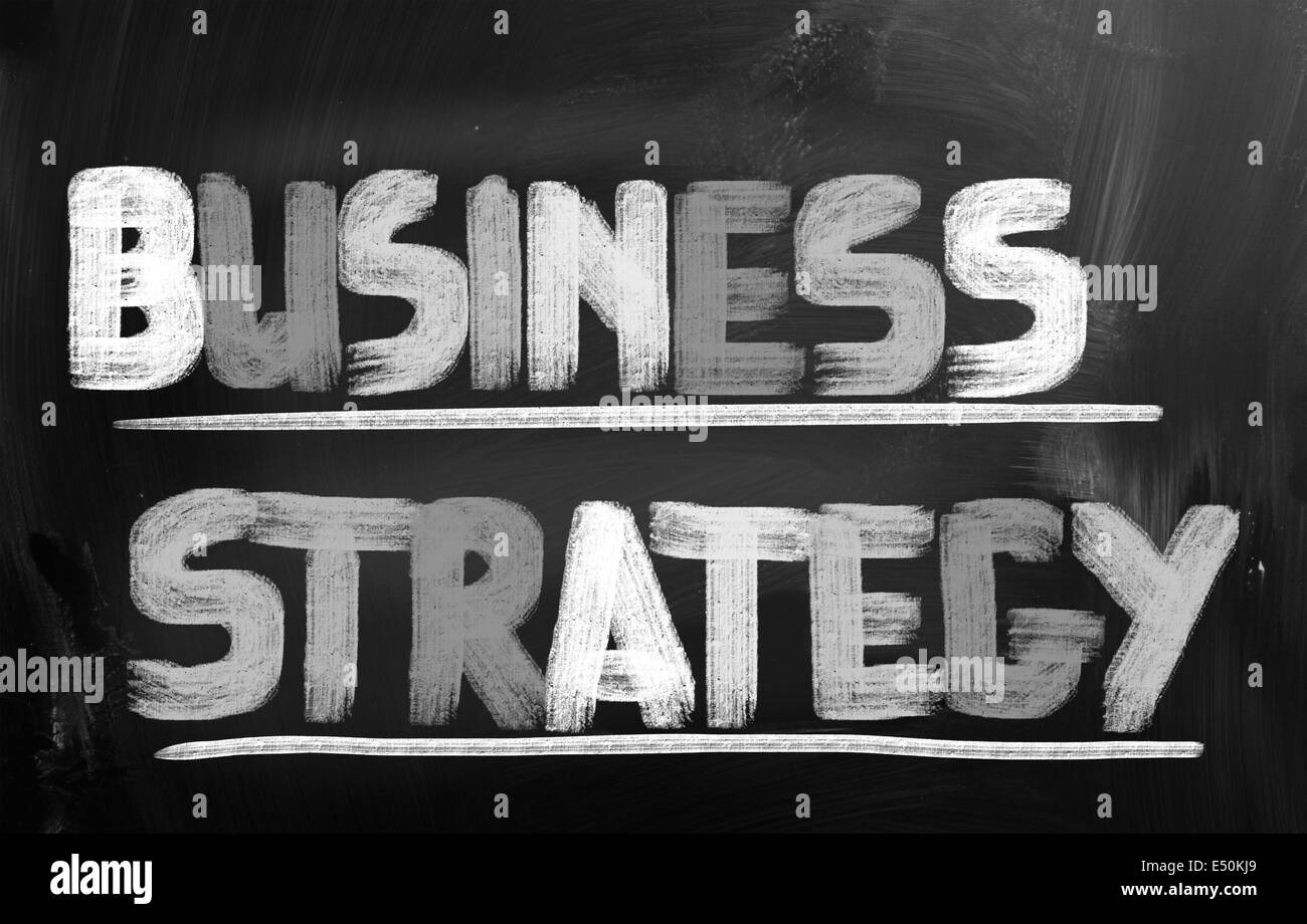 Business-Strategie-Konzept Stockfoto