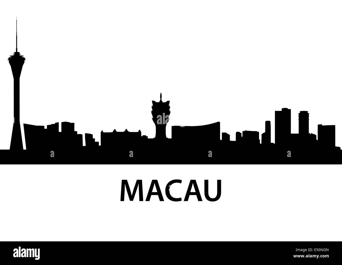 Macau Skyline Stockfoto