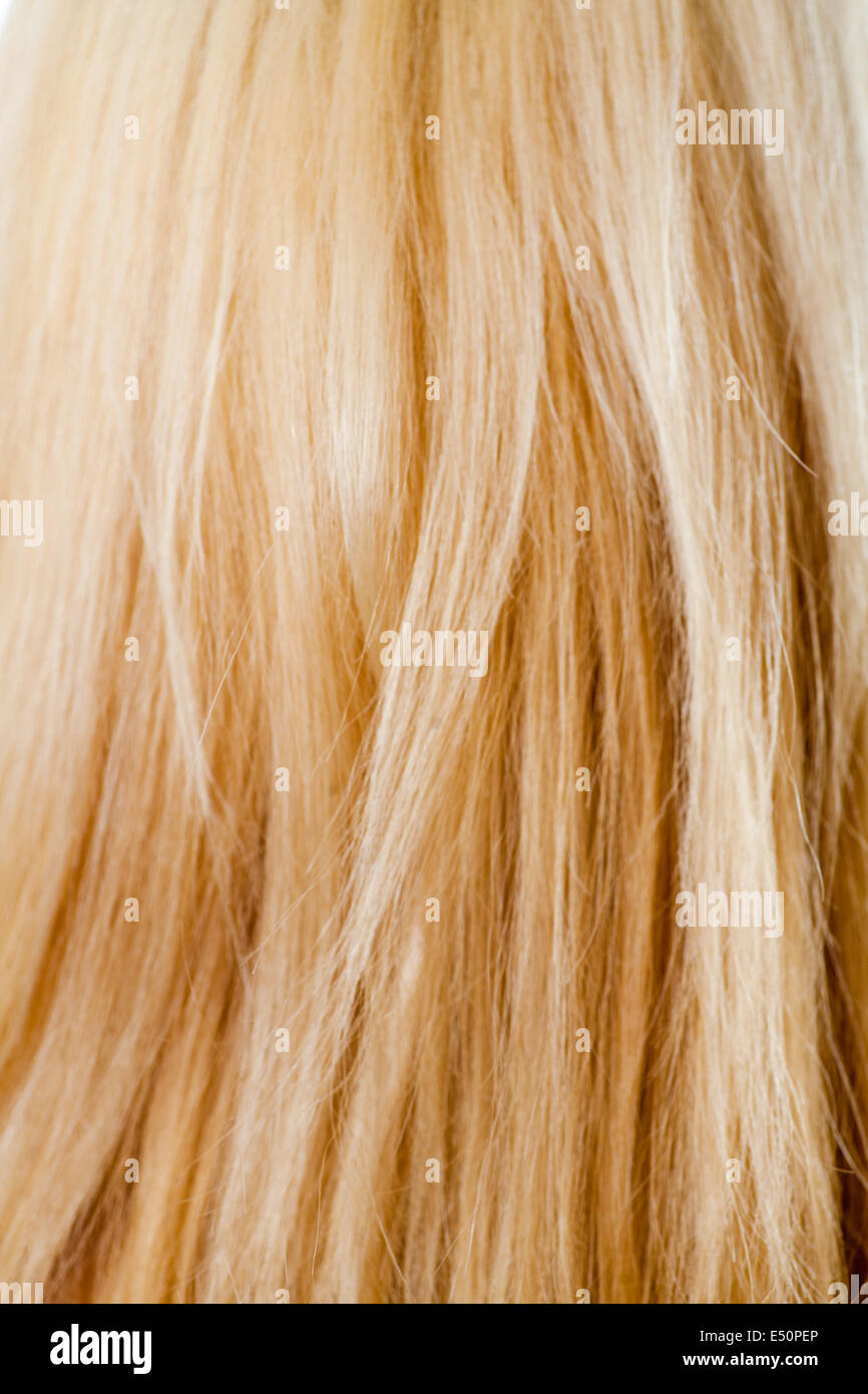 blonde Haare Stockfoto