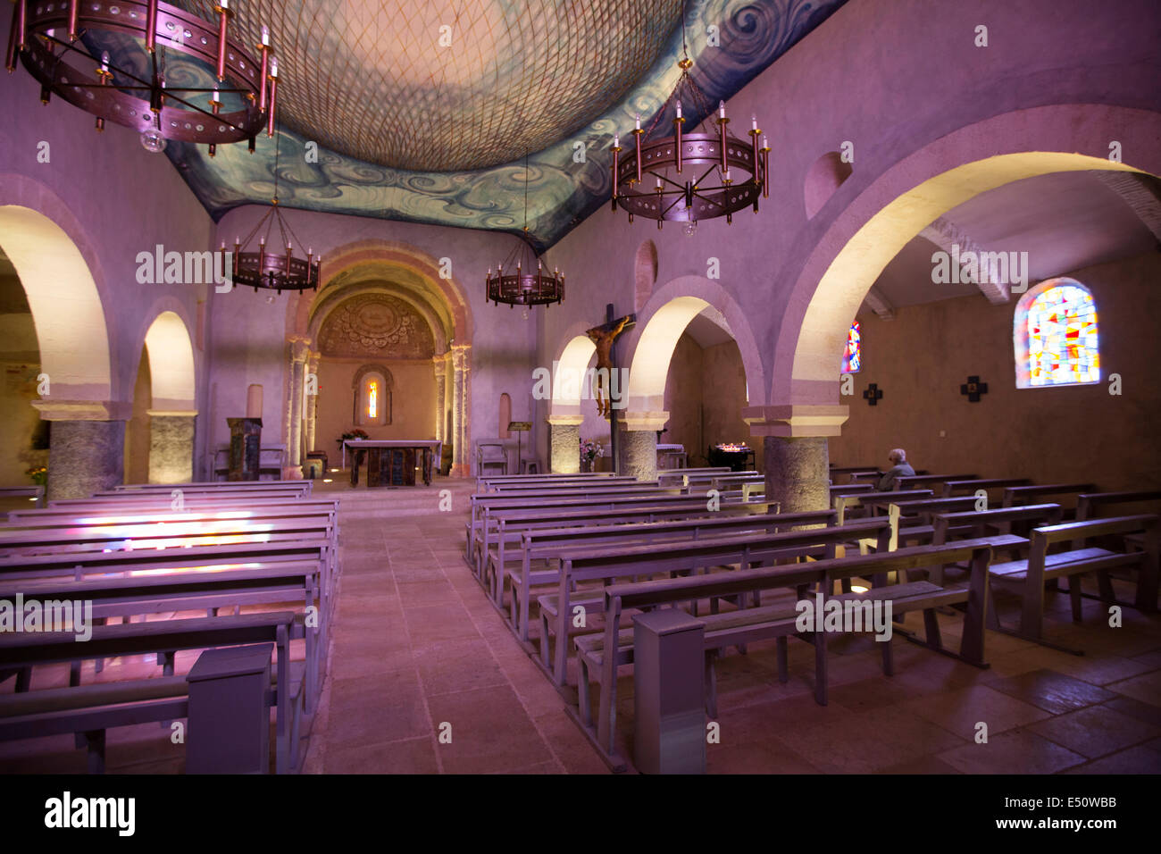 XI. Jahrhundert romanische Kirche Saint-Eloi d ' Arcachon Andernos-Les-Bains Arcachon bay Aquitaine Frankreich Stockfoto