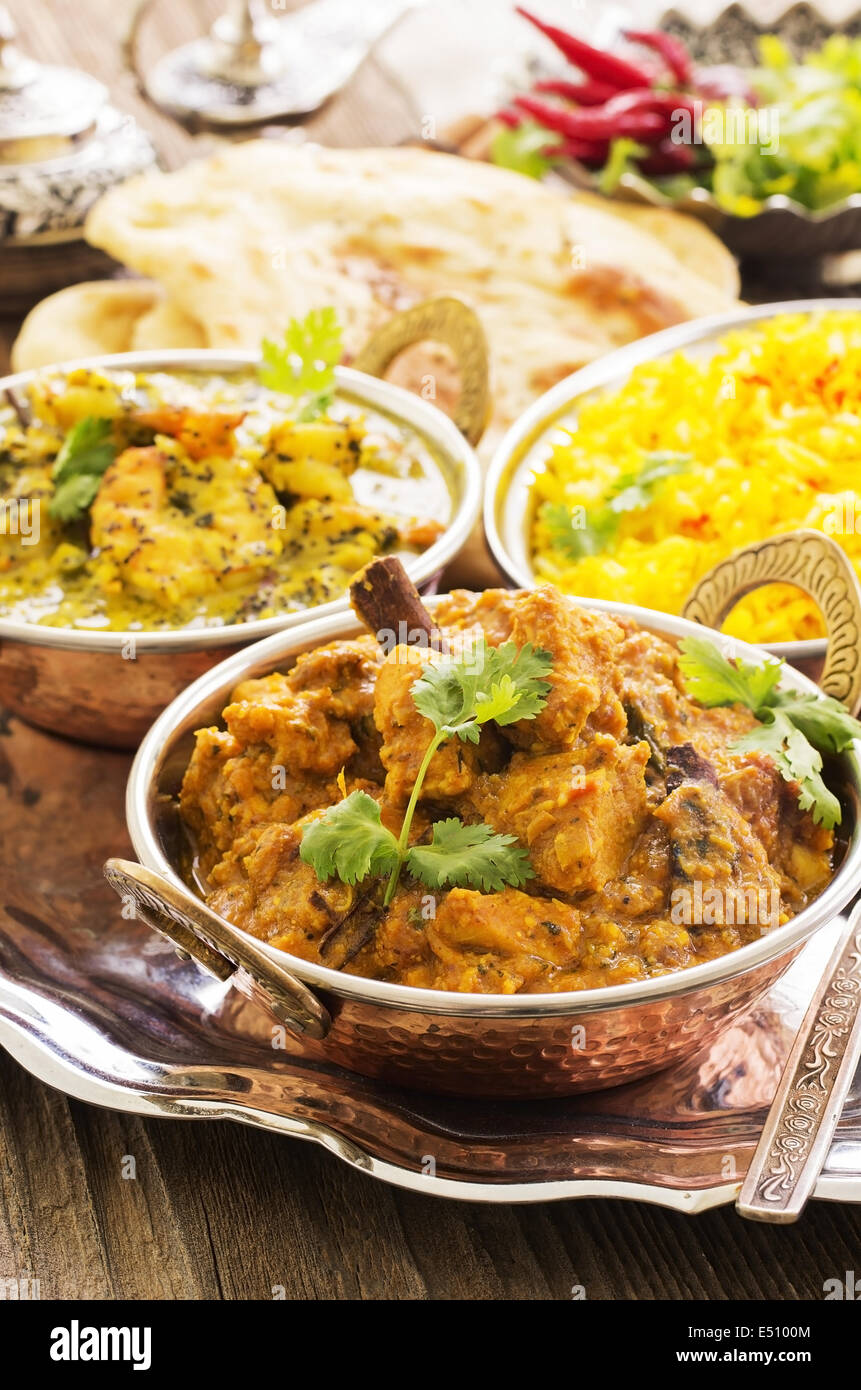 indisches Essen Stockfoto