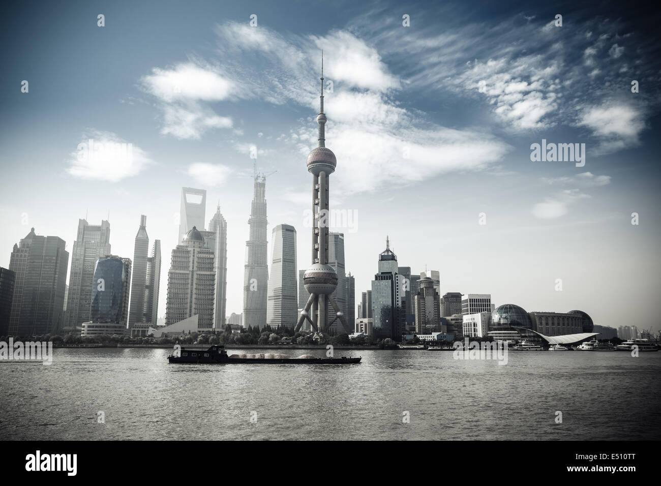 Skyline von Shanghai Stockfoto
