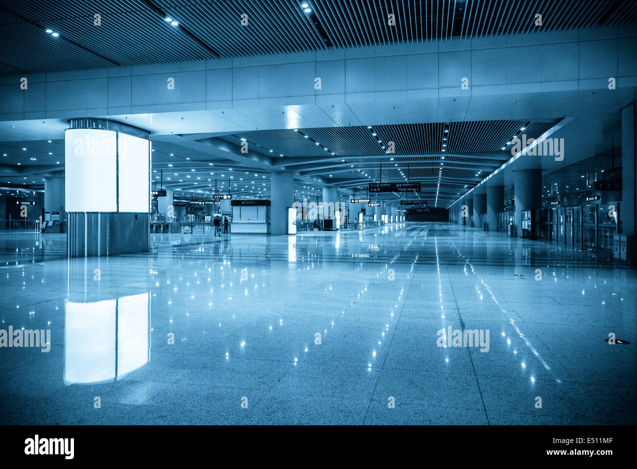 leere u-Bahn passage Stockfoto