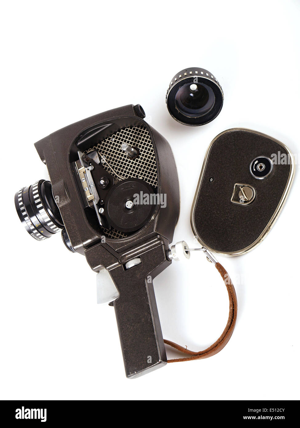 alte 8 mm Filmkamera Stockfoto