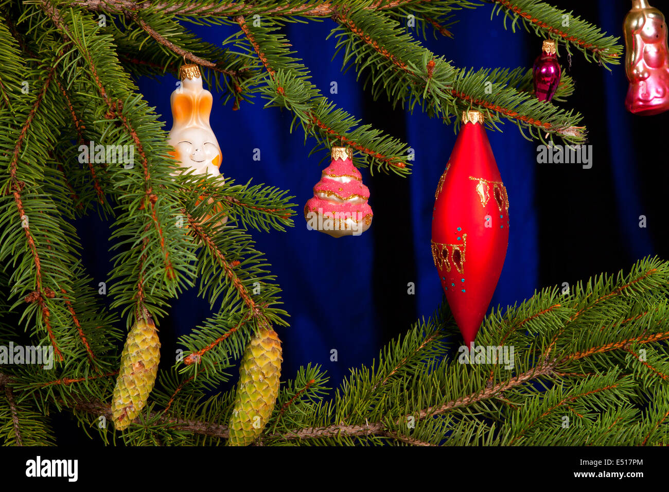 Weihnachten-Tannenbaum Stockfoto