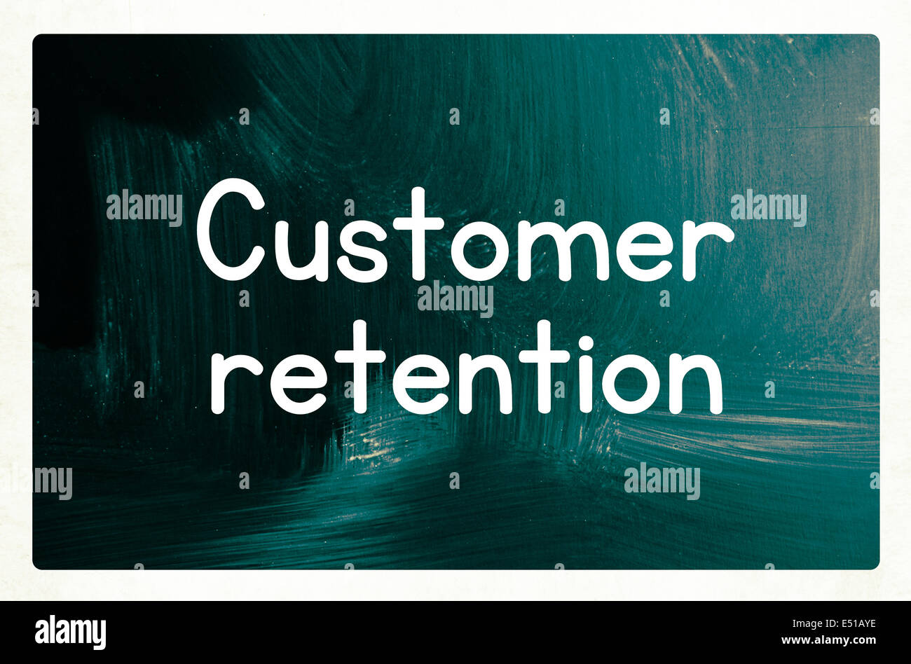 Customer Retention Konzept Stockfoto