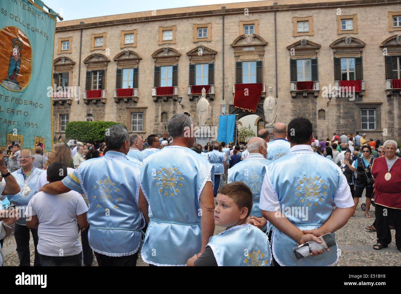 Palermo, Santa Rosalia, 390 Palermo, 15. Juli 2014, religiöse Feier, Sizilien, Italien, Europa Stockfoto