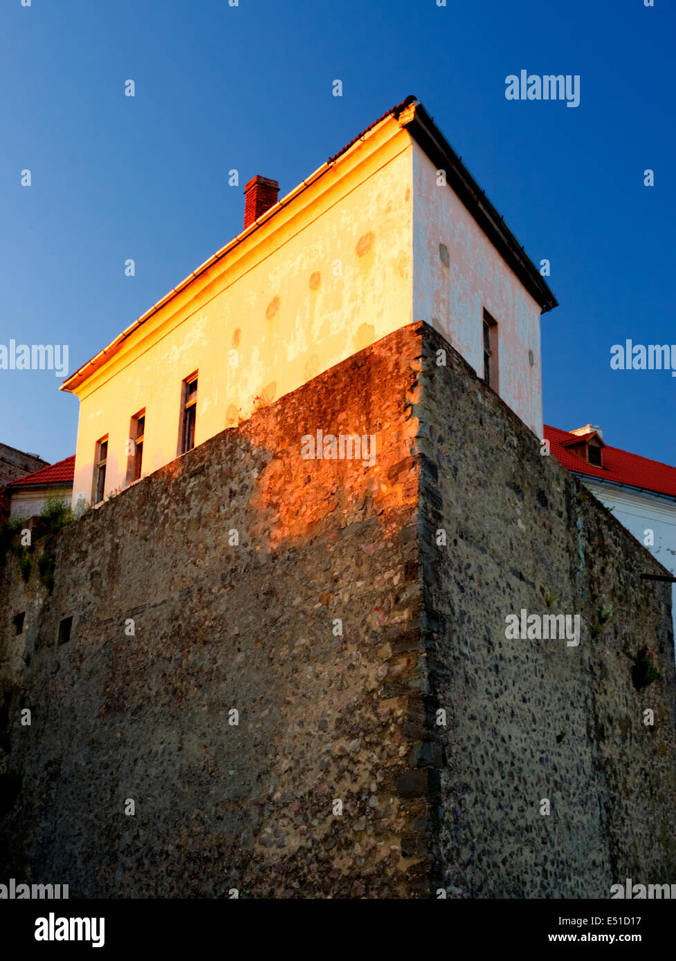Palanok Schloss Stockfoto
