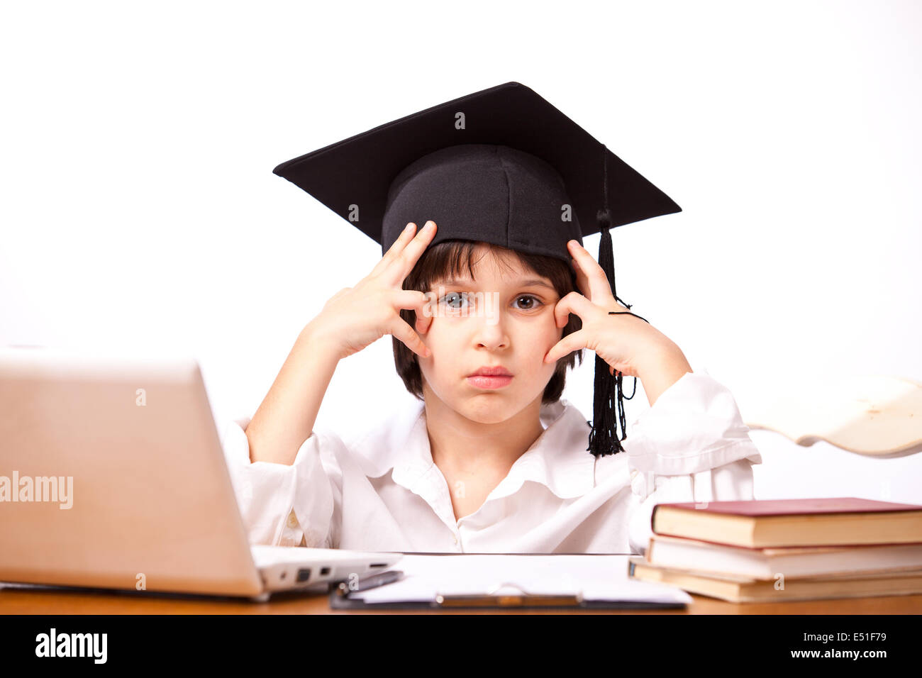 Kind erhält Bildung Stockfoto