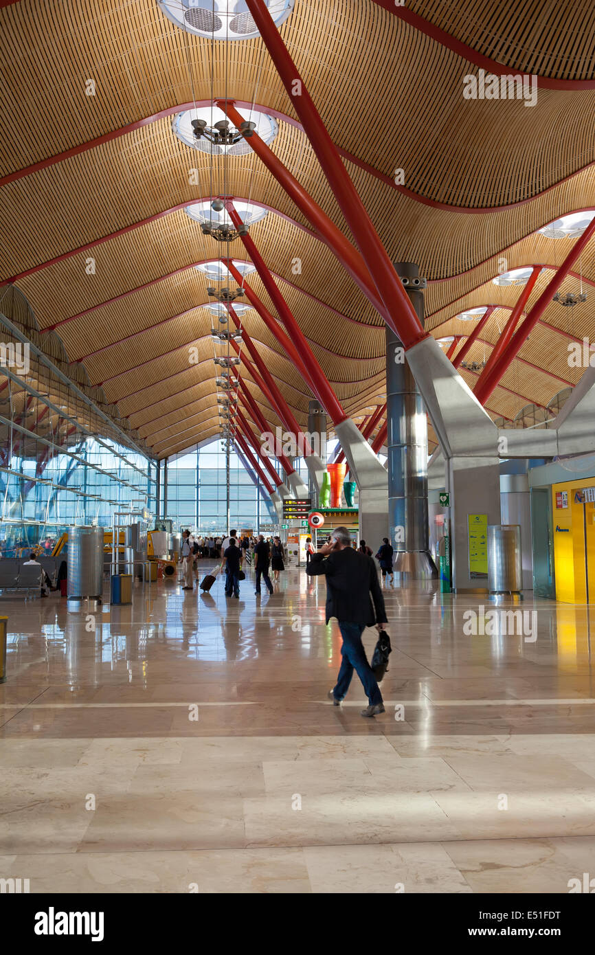 Madrid Flughafen Stockfoto