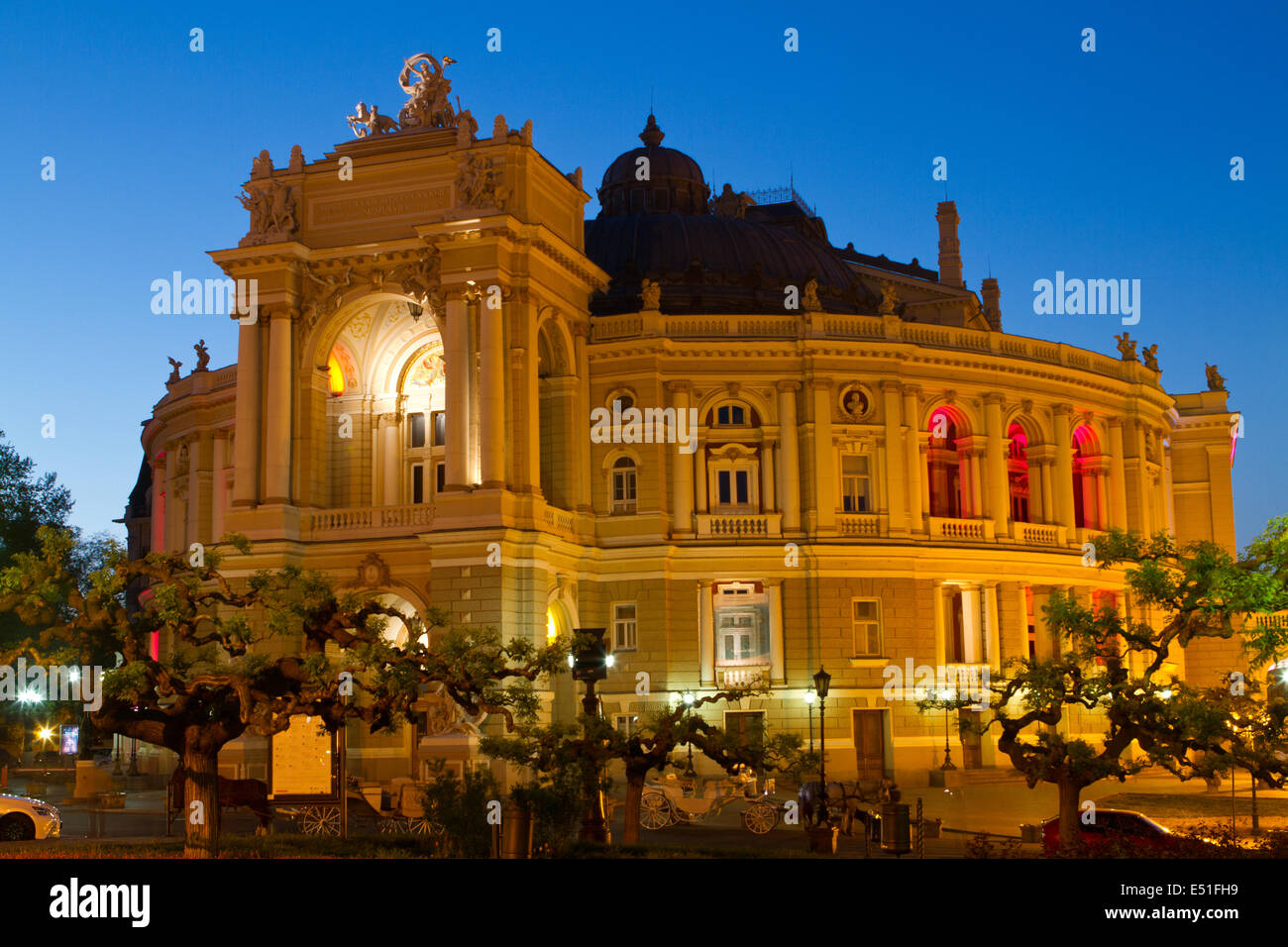 Odessa Opera and Ballet Theater Stockfoto