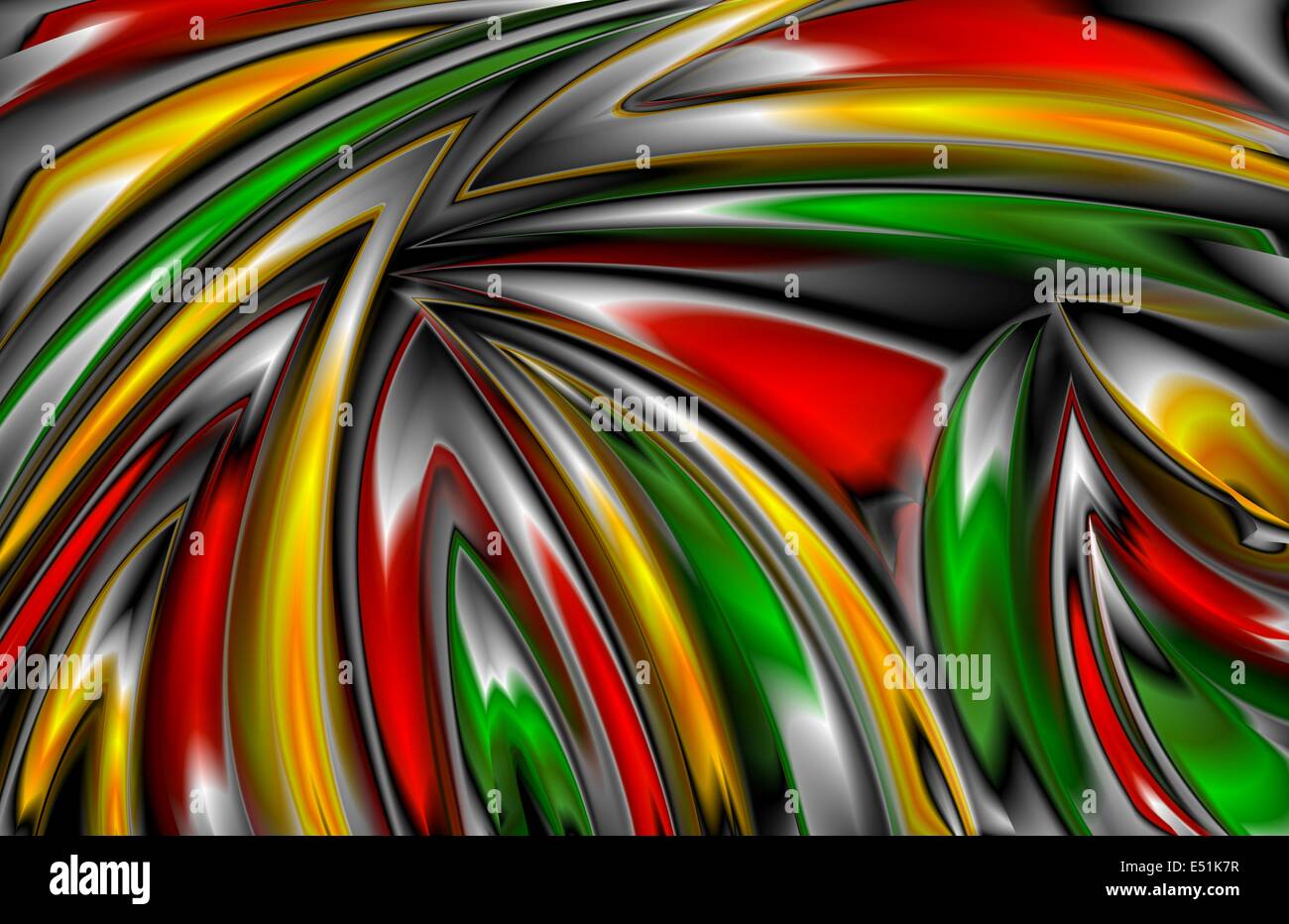 Abstrakte farbenfrohe Design-pattern Stockfoto