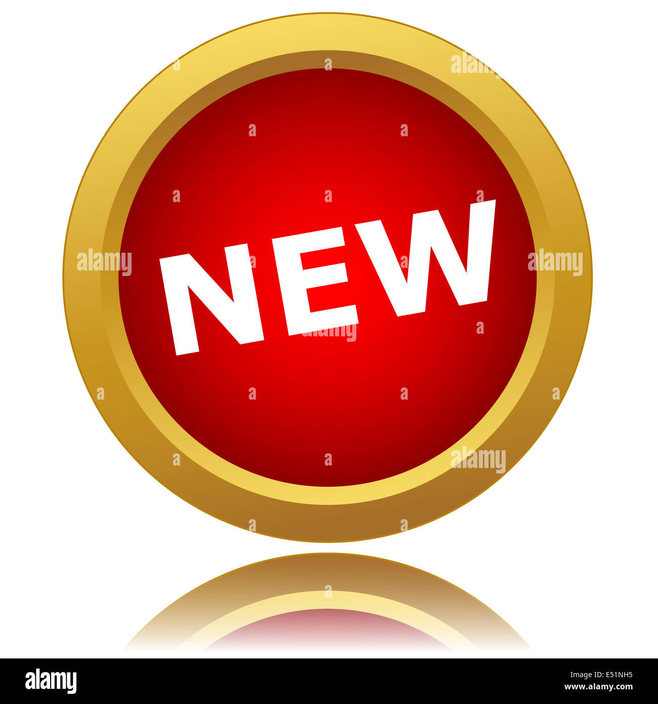 neues label Stockfoto