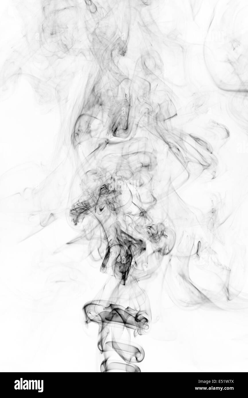 schwarzer Rauch Stockfoto