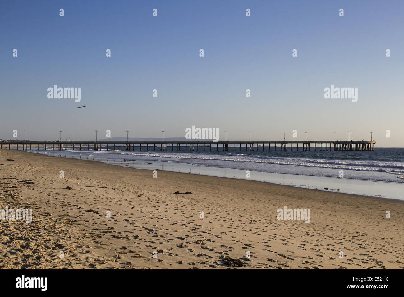 Marina Del Ray pier Stockfoto