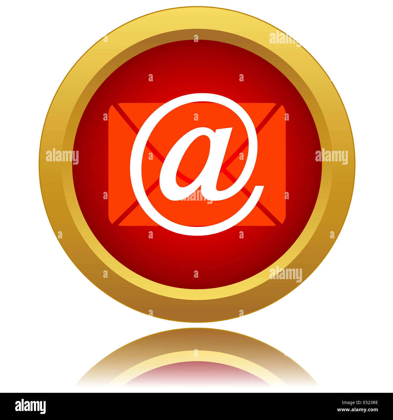 E-Mail-Symbol Stockfoto