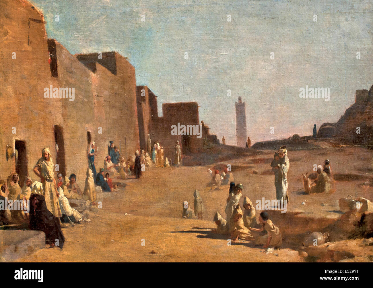 Laghouat im südlichen Algerien 1879 Gustave Guillaumet 1840-1884 Frankreich Französisch Stockfoto