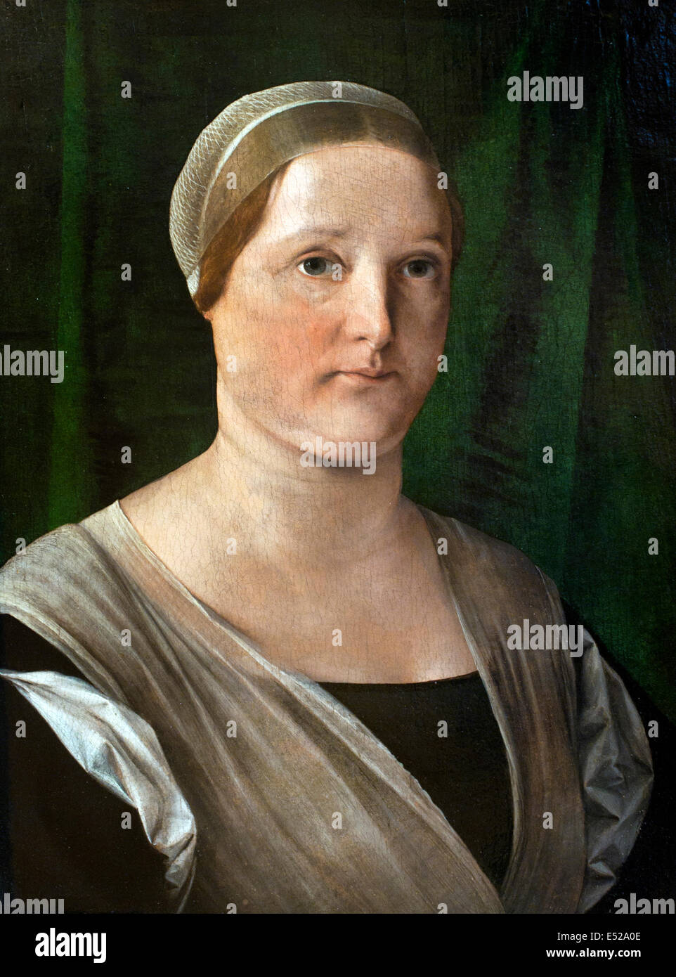 Porträt einer Dame 1506 LOTTO Lorenzo 1480-1556 Italien Italienisch Stockfoto