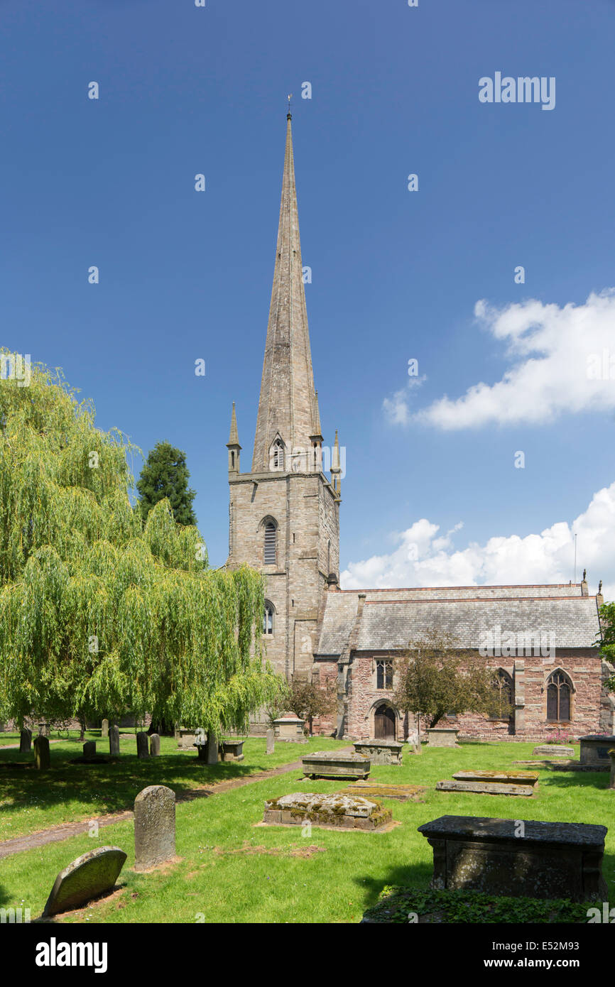 St. Marien Kirche Ross auf Wye, Herefordshire, England, UK Stockfoto