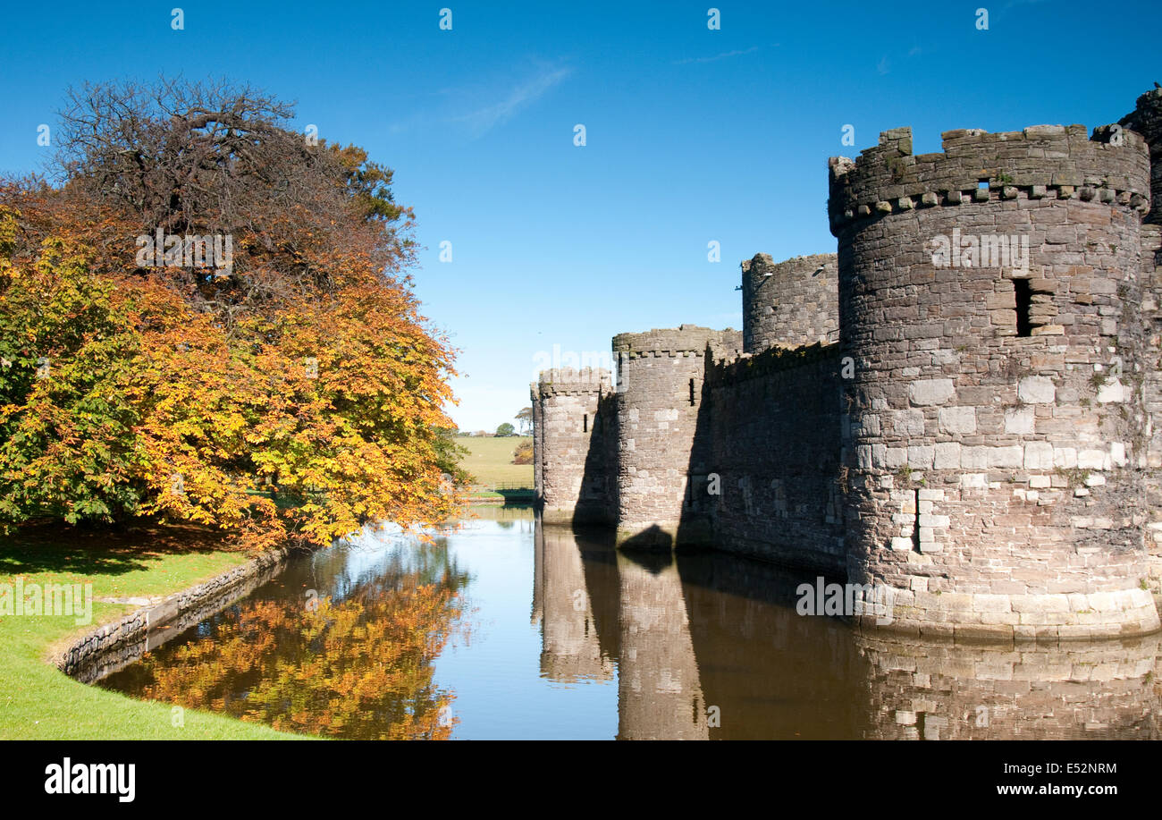 Beaumaris Castle Anglesey, Wales, UK Stockfoto