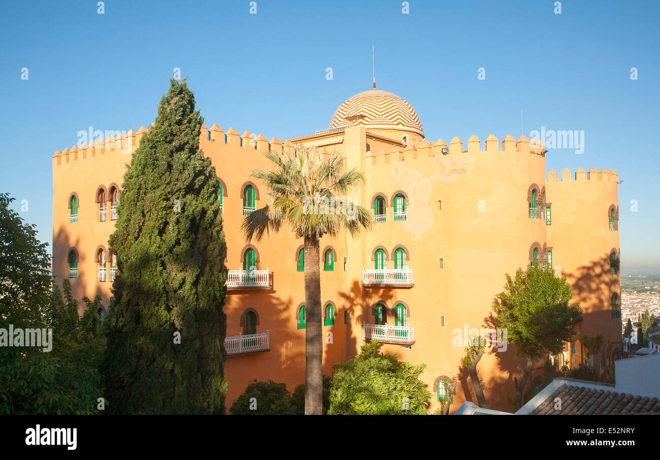 Hotel Alhambra Palace, Granada, Spanien Rückansicht dieses vier-Sterne-Hotel Stockfoto