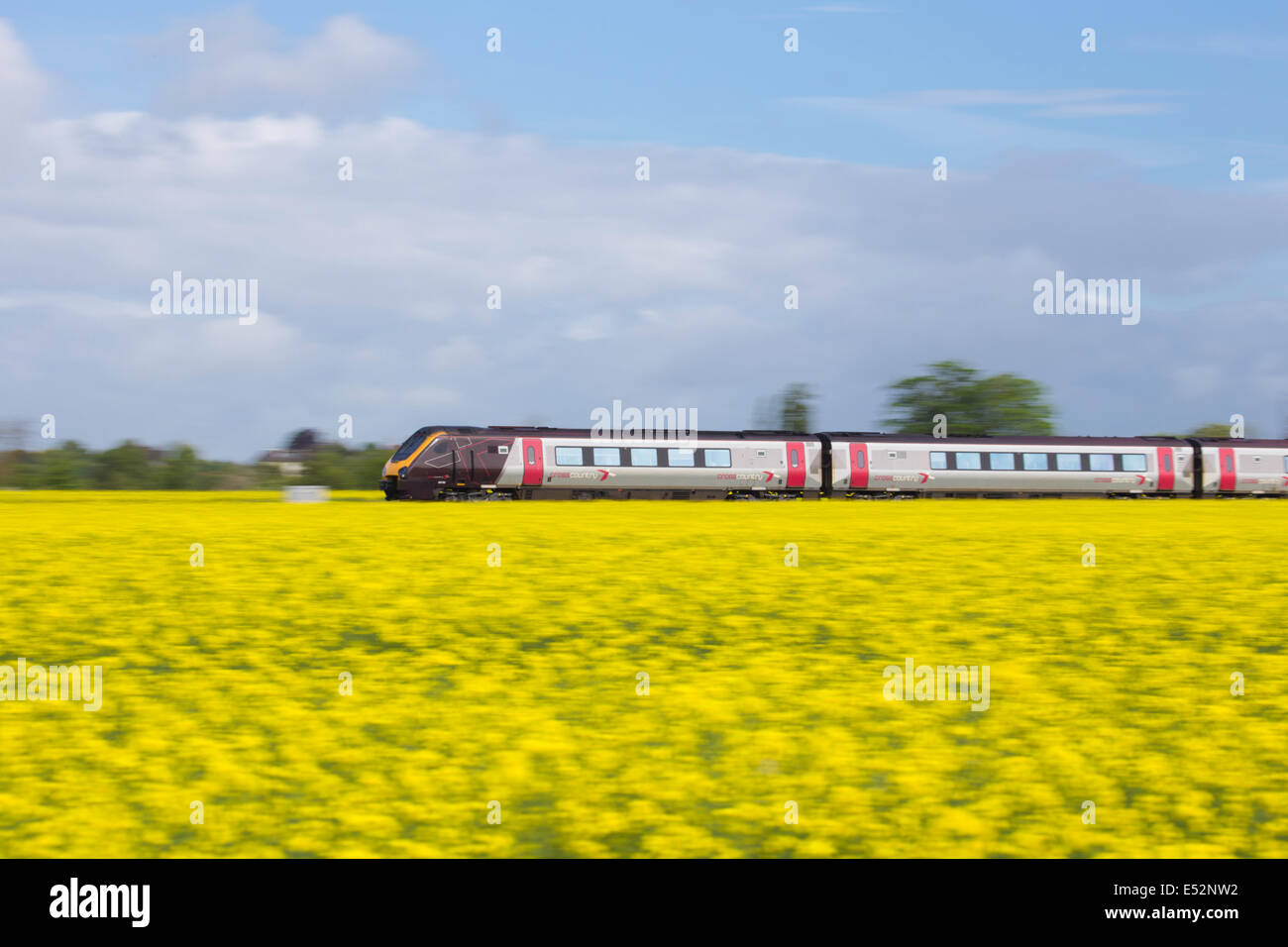 Cross Country Zug, Großbritannien, UK Stockfoto
