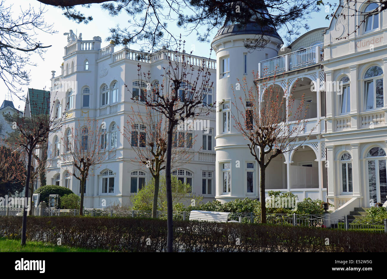 Wunderschone Luxus Villa Auf Der Promenade In Binz Deutschland Mecklenburg Vorpommern Insel Rugen Stockfotografie Alamy