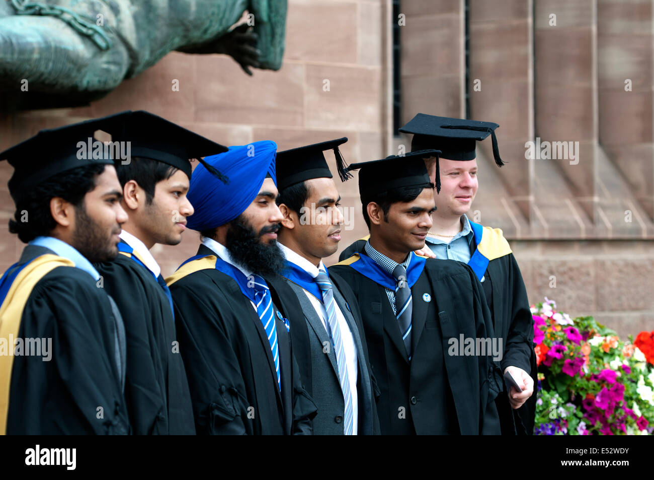 Abschlusstag der Coventry University, Coventry, UK Stockfoto